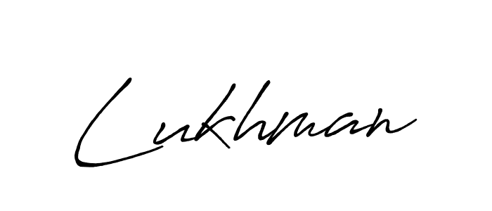 How to make Lukhman signature? Antro_Vectra_Bolder is a professional autograph style. Create handwritten signature for Lukhman name. Lukhman signature style 7 images and pictures png