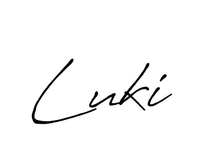 Best and Professional Signature Style for Luki. Antro_Vectra_Bolder Best Signature Style Collection. Luki signature style 7 images and pictures png