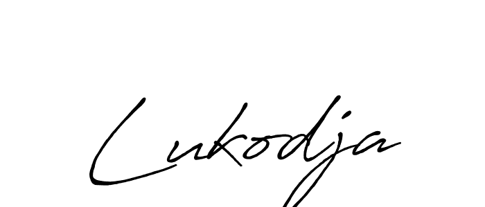 How to make Lukodja name signature. Use Antro_Vectra_Bolder style for creating short signs online. This is the latest handwritten sign. Lukodja signature style 7 images and pictures png