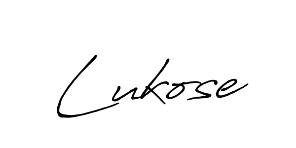 Similarly Antro_Vectra_Bolder is the best handwritten signature design. Signature creator online .You can use it as an online autograph creator for name Lukose. Lukose signature style 7 images and pictures png