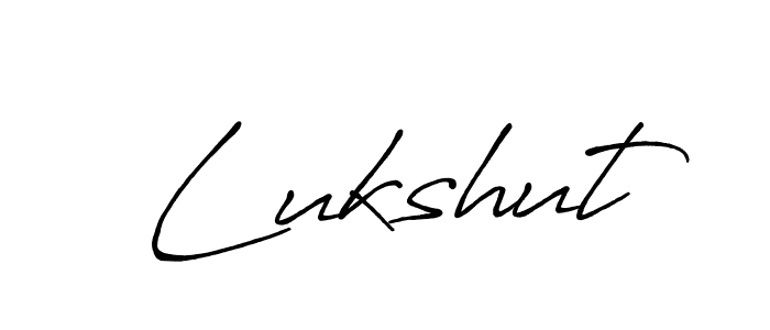 Lukshut stylish signature style. Best Handwritten Sign (Antro_Vectra_Bolder) for my name. Handwritten Signature Collection Ideas for my name Lukshut. Lukshut signature style 7 images and pictures png