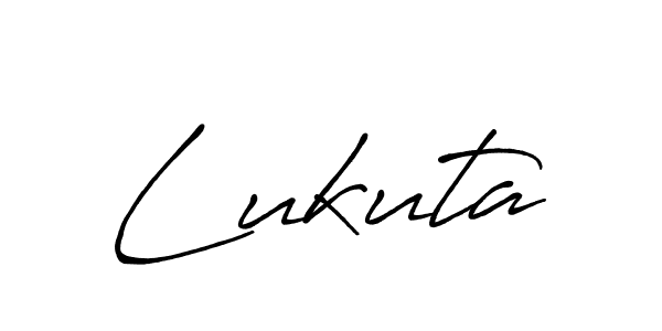 Use a signature maker to create a handwritten signature online. With this signature software, you can design (Antro_Vectra_Bolder) your own signature for name Lukuta. Lukuta signature style 7 images and pictures png