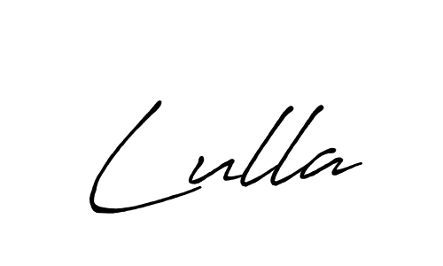 Similarly Antro_Vectra_Bolder is the best handwritten signature design. Signature creator online .You can use it as an online autograph creator for name Lulla. Lulla signature style 7 images and pictures png