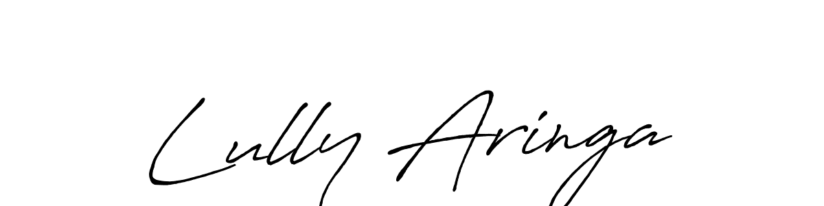 if you are searching for the best signature style for your name Lully Aringa. so please give up your signature search. here we have designed multiple signature styles  using Antro_Vectra_Bolder. Lully Aringa signature style 7 images and pictures png