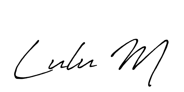 Make a beautiful signature design for name Lulu M. Use this online signature maker to create a handwritten signature for free. Lulu M signature style 7 images and pictures png