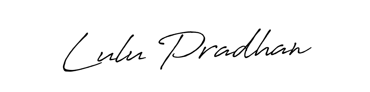 Once you've used our free online signature maker to create your best signature Antro_Vectra_Bolder style, it's time to enjoy all of the benefits that Lulu Pradhan name signing documents. Lulu Pradhan signature style 7 images and pictures png