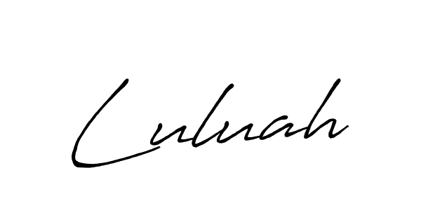 Once you've used our free online signature maker to create your best signature Antro_Vectra_Bolder style, it's time to enjoy all of the benefits that Luluah name signing documents. Luluah signature style 7 images and pictures png