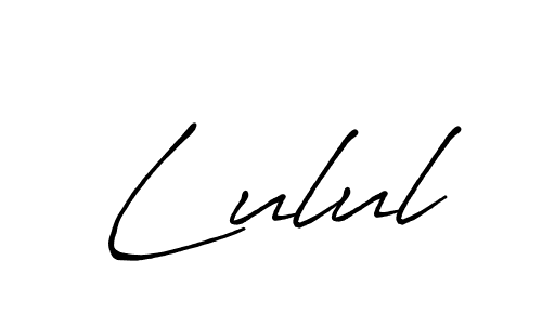 How to make Lulul signature? Antro_Vectra_Bolder is a professional autograph style. Create handwritten signature for Lulul name. Lulul signature style 7 images and pictures png