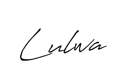 Create a beautiful signature design for name Lulwa. With this signature (Antro_Vectra_Bolder) fonts, you can make a handwritten signature for free. Lulwa signature style 7 images and pictures png