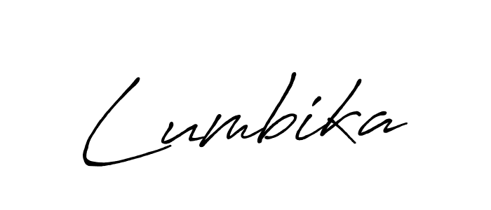 Create a beautiful signature design for name Lumbika. With this signature (Antro_Vectra_Bolder) fonts, you can make a handwritten signature for free. Lumbika signature style 7 images and pictures png