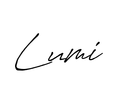 How to make Lumi name signature. Use Antro_Vectra_Bolder style for creating short signs online. This is the latest handwritten sign. Lumi signature style 7 images and pictures png