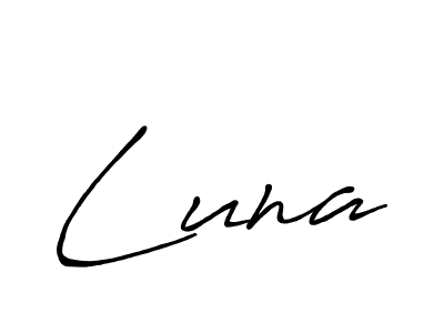 How to make Luna name signature. Use Antro_Vectra_Bolder style for creating short signs online. This is the latest handwritten sign. Luna signature style 7 images and pictures png