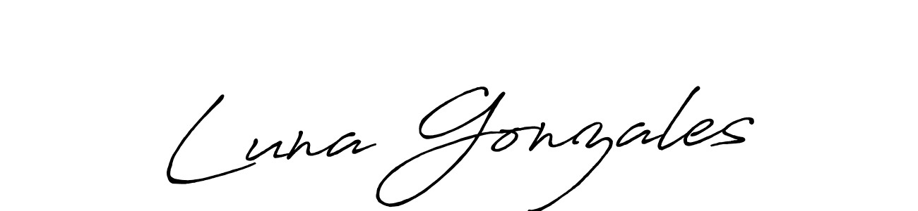 It looks lik you need a new signature style for name Luna Gonzales. Design unique handwritten (Antro_Vectra_Bolder) signature with our free signature maker in just a few clicks. Luna Gonzales signature style 7 images and pictures png
