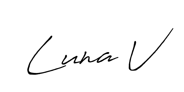Once you've used our free online signature maker to create your best signature Antro_Vectra_Bolder style, it's time to enjoy all of the benefits that Luna V name signing documents. Luna V signature style 7 images and pictures png