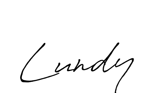 Make a beautiful signature design for name Lundy. With this signature (Antro_Vectra_Bolder) style, you can create a handwritten signature for free. Lundy signature style 7 images and pictures png