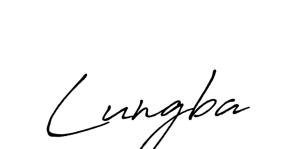 if you are searching for the best signature style for your name Lungba. so please give up your signature search. here we have designed multiple signature styles  using Antro_Vectra_Bolder. Lungba signature style 7 images and pictures png