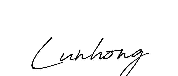 Once you've used our free online signature maker to create your best signature Antro_Vectra_Bolder style, it's time to enjoy all of the benefits that Lunhong name signing documents. Lunhong signature style 7 images and pictures png