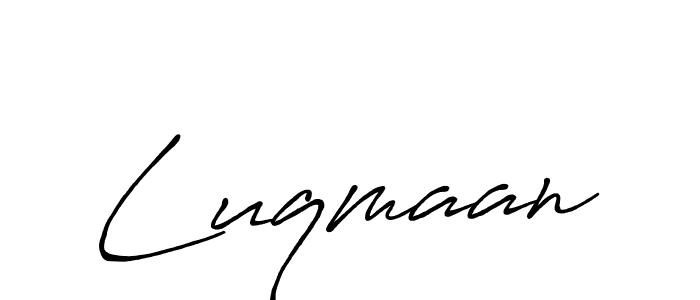 How to make Luqmaan signature? Antro_Vectra_Bolder is a professional autograph style. Create handwritten signature for Luqmaan name. Luqmaan signature style 7 images and pictures png