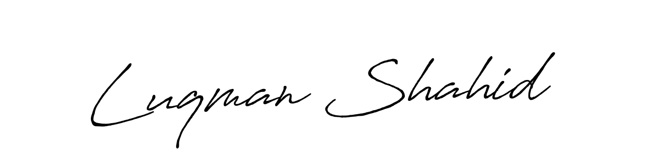 Similarly Antro_Vectra_Bolder is the best handwritten signature design. Signature creator online .You can use it as an online autograph creator for name Luqman Shahid. Luqman Shahid signature style 7 images and pictures png