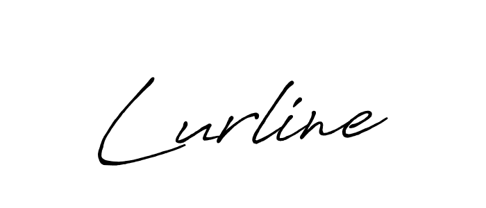 Use a signature maker to create a handwritten signature online. With this signature software, you can design (Antro_Vectra_Bolder) your own signature for name Lurline. Lurline signature style 7 images and pictures png