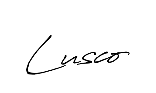 Create a beautiful signature design for name Lusco. With this signature (Antro_Vectra_Bolder) fonts, you can make a handwritten signature for free. Lusco signature style 7 images and pictures png