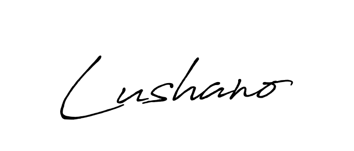 The best way (Antro_Vectra_Bolder) to make a short signature is to pick only two or three words in your name. The name Lushano include a total of six letters. For converting this name. Lushano signature style 7 images and pictures png
