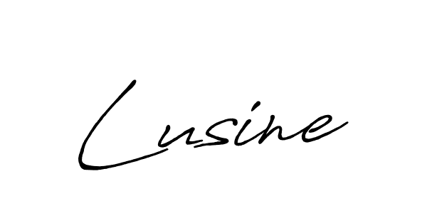 Similarly Antro_Vectra_Bolder is the best handwritten signature design. Signature creator online .You can use it as an online autograph creator for name Lusine. Lusine signature style 7 images and pictures png