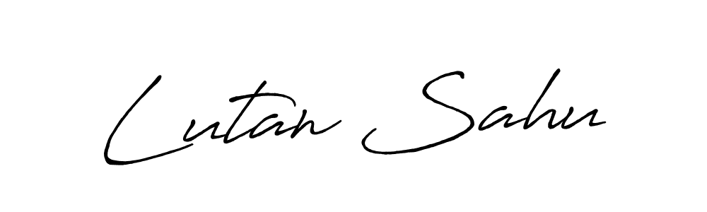 You can use this online signature creator to create a handwritten signature for the name Lutan Sahu. This is the best online autograph maker. Lutan Sahu signature style 7 images and pictures png