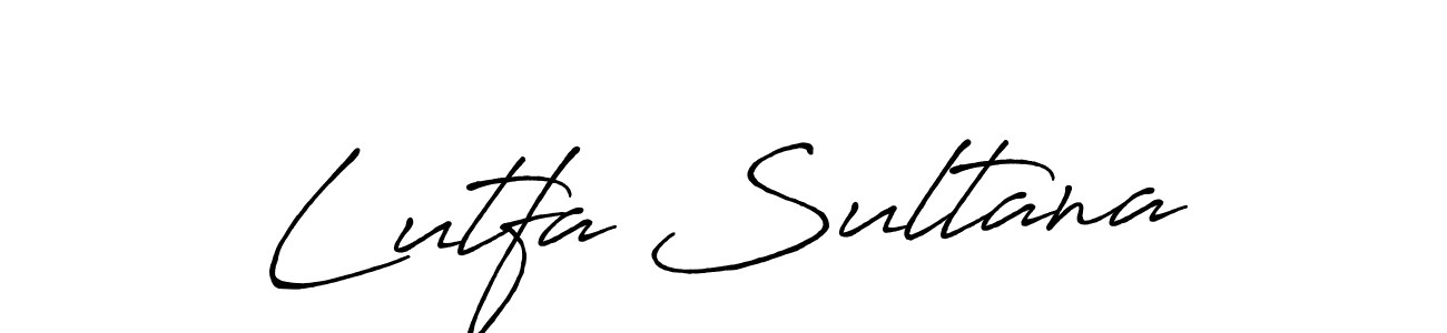Also You can easily find your signature by using the search form. We will create Lutfa Sultana name handwritten signature images for you free of cost using Antro_Vectra_Bolder sign style. Lutfa Sultana signature style 7 images and pictures png