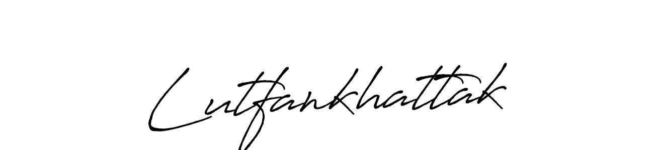 Similarly Antro_Vectra_Bolder is the best handwritten signature design. Signature creator online .You can use it as an online autograph creator for name Lutfankhattak. Lutfankhattak signature style 7 images and pictures png