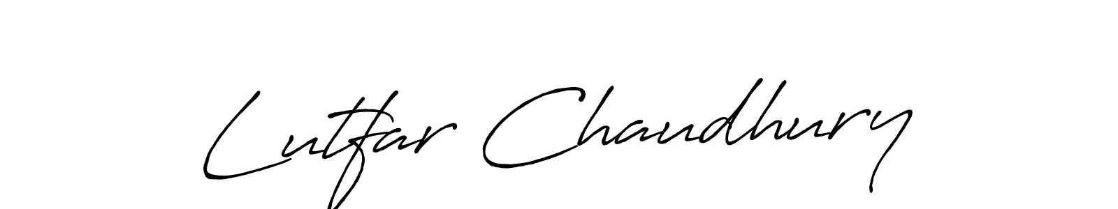 How to Draw Lutfar Chaudhury signature style? Antro_Vectra_Bolder is a latest design signature styles for name Lutfar Chaudhury. Lutfar Chaudhury signature style 7 images and pictures png