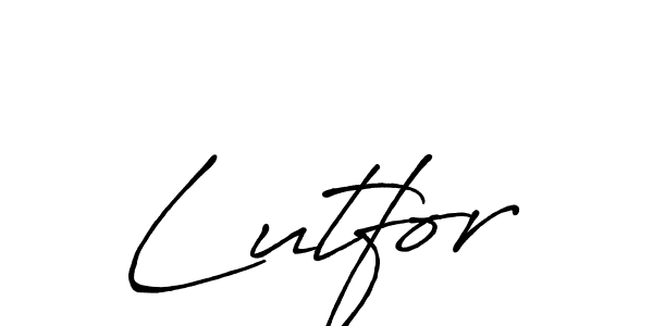 The best way (Antro_Vectra_Bolder) to make a short signature is to pick only two or three words in your name. The name Lutfor include a total of six letters. For converting this name. Lutfor signature style 7 images and pictures png