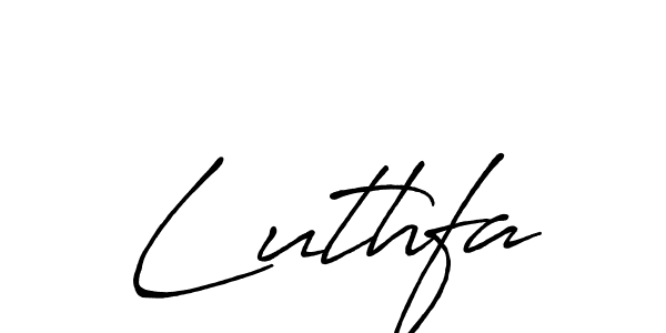 Antro_Vectra_Bolder is a professional signature style that is perfect for those who want to add a touch of class to their signature. It is also a great choice for those who want to make their signature more unique. Get Luthfa name to fancy signature for free. Luthfa signature style 7 images and pictures png