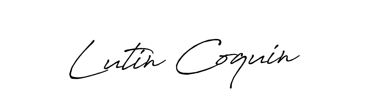 Here are the top 10 professional signature styles for the name Lutin Coquin. These are the best autograph styles you can use for your name. Lutin Coquin signature style 7 images and pictures png
