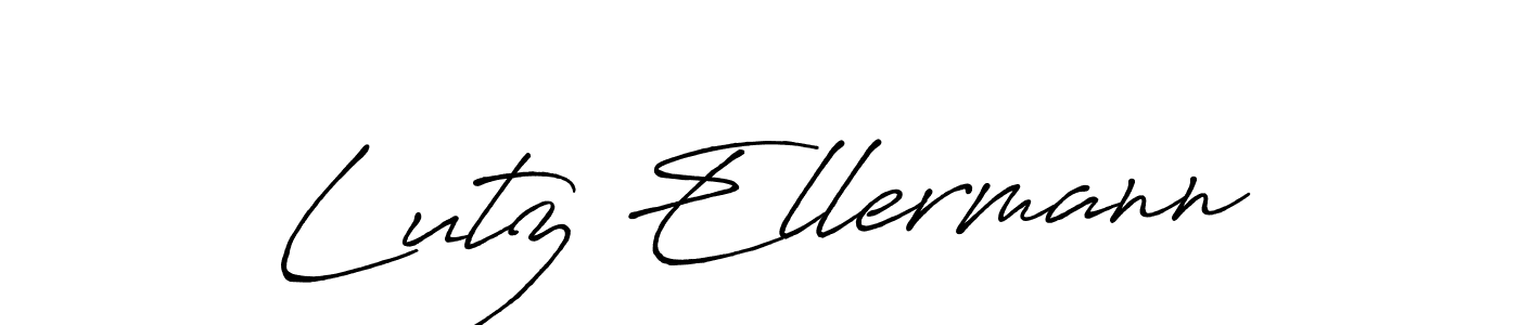 Lutz Ellermann stylish signature style. Best Handwritten Sign (Antro_Vectra_Bolder) for my name. Handwritten Signature Collection Ideas for my name Lutz Ellermann. Lutz Ellermann signature style 7 images and pictures png