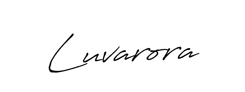 You should practise on your own different ways (Antro_Vectra_Bolder) to write your name (Luvarora) in signature. don't let someone else do it for you. Luvarora signature style 7 images and pictures png