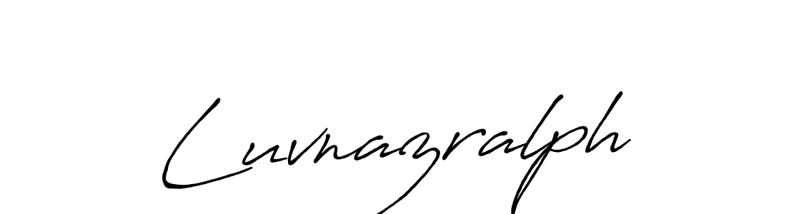 Antro_Vectra_Bolder is a professional signature style that is perfect for those who want to add a touch of class to their signature. It is also a great choice for those who want to make their signature more unique. Get Luvnazralph name to fancy signature for free. Luvnazralph signature style 7 images and pictures png