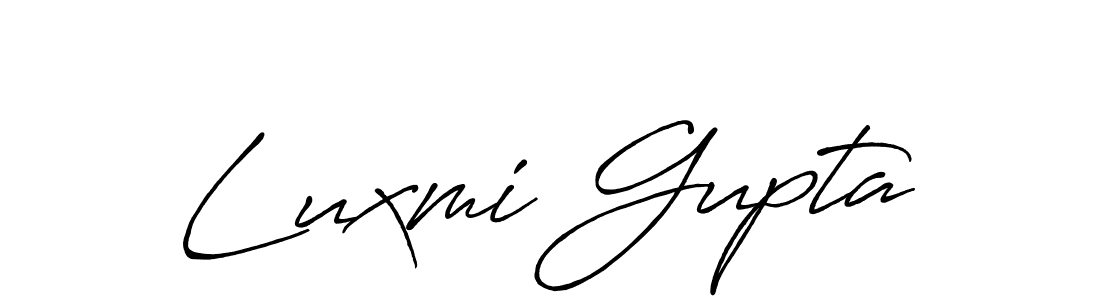 You should practise on your own different ways (Antro_Vectra_Bolder) to write your name (Luxmi Gupta) in signature. don't let someone else do it for you. Luxmi Gupta signature style 7 images and pictures png