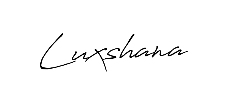 It looks lik you need a new signature style for name Luxshana. Design unique handwritten (Antro_Vectra_Bolder) signature with our free signature maker in just a few clicks. Luxshana signature style 7 images and pictures png