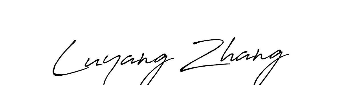 Use a signature maker to create a handwritten signature online. With this signature software, you can design (Antro_Vectra_Bolder) your own signature for name Luyang Zhang. Luyang Zhang signature style 7 images and pictures png