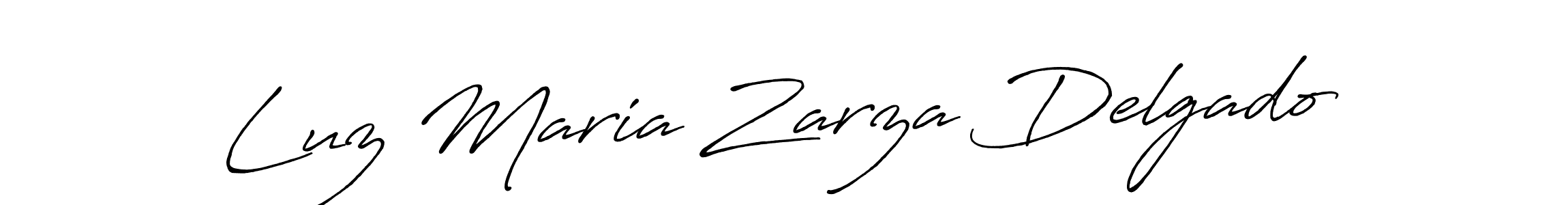 How to make Luz Maria Zarza Delgado name signature. Use Antro_Vectra_Bolder style for creating short signs online. This is the latest handwritten sign. Luz Maria Zarza Delgado signature style 7 images and pictures png