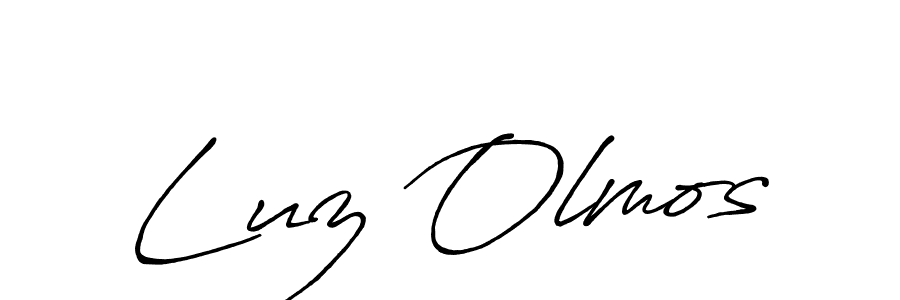 Make a beautiful signature design for name Luz Olmos. Use this online signature maker to create a handwritten signature for free. Luz Olmos signature style 7 images and pictures png