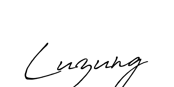 It looks lik you need a new signature style for name Luzung. Design unique handwritten (Antro_Vectra_Bolder) signature with our free signature maker in just a few clicks. Luzung signature style 7 images and pictures png