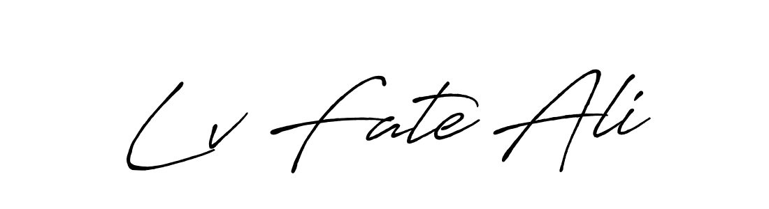 Lv Fate Ali stylish signature style. Best Handwritten Sign (Antro_Vectra_Bolder) for my name. Handwritten Signature Collection Ideas for my name Lv Fate Ali. Lv Fate Ali signature style 7 images and pictures png