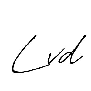 if you are searching for the best signature style for your name Lvd. so please give up your signature search. here we have designed multiple signature styles  using Antro_Vectra_Bolder. Lvd signature style 7 images and pictures png
