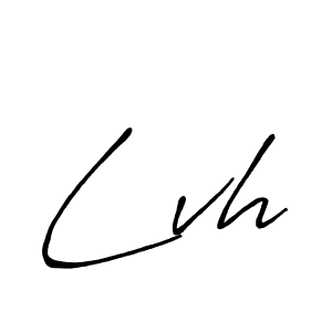 How to make Lvh signature? Antro_Vectra_Bolder is a professional autograph style. Create handwritten signature for Lvh name. Lvh signature style 7 images and pictures png