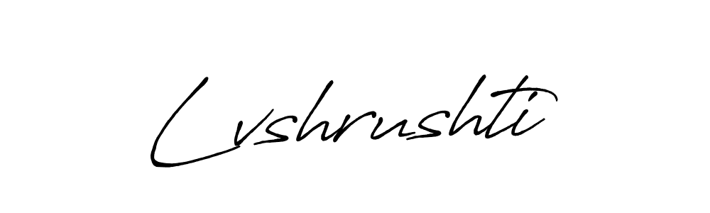 You can use this online signature creator to create a handwritten signature for the name Lvshrushti. This is the best online autograph maker. Lvshrushti signature style 7 images and pictures png