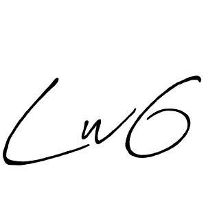 How to make Lw6 name signature. Use Antro_Vectra_Bolder style for creating short signs online. This is the latest handwritten sign. Lw6 signature style 7 images and pictures png