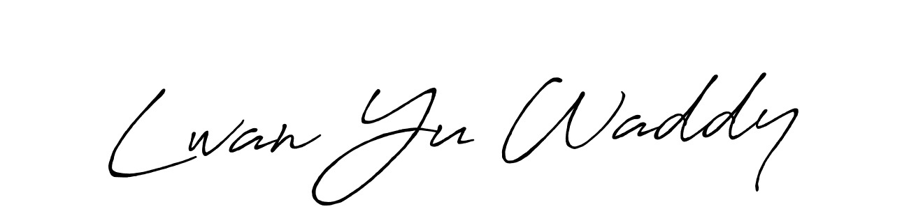 You can use this online signature creator to create a handwritten signature for the name Lwan Yu Waddy. This is the best online autograph maker. Lwan Yu Waddy signature style 7 images and pictures png