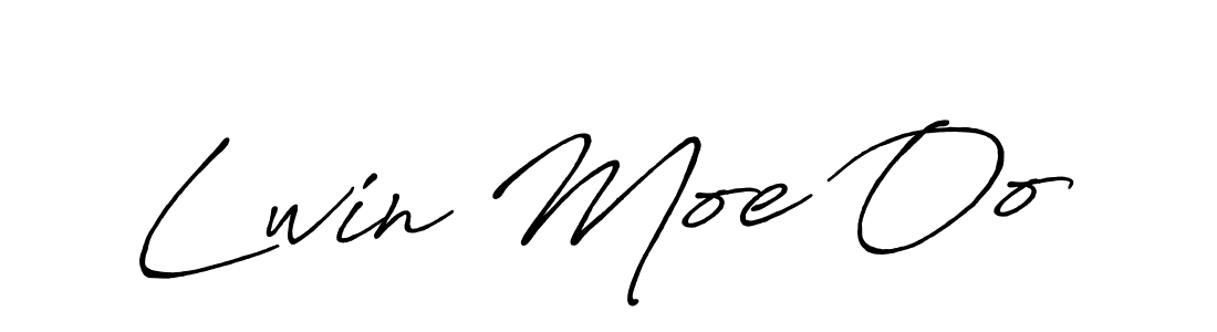 Also You can easily find your signature by using the search form. We will create Lwin Moe Oo name handwritten signature images for you free of cost using Antro_Vectra_Bolder sign style. Lwin Moe Oo signature style 7 images and pictures png